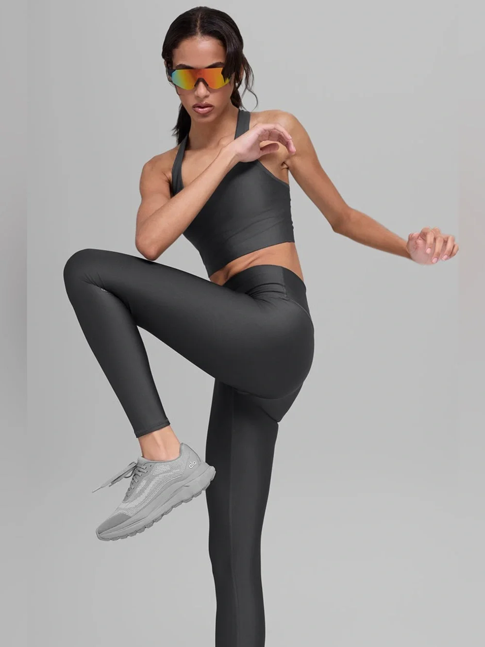 NWOT Alo Yoga 7/8 High-Waist Airlift Legging in Anthracite